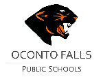 Oconto Falls School District Logo